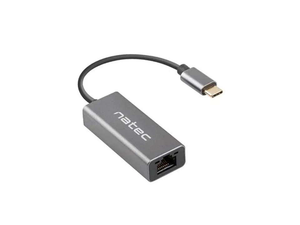 ⁨NATEC NETWORK CARD CRICKET 1GB USB-C 3.1 1X RJ45⁩ at Wasserman.eu