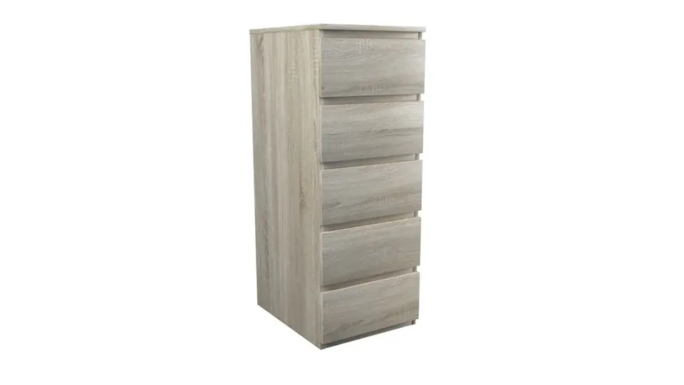 MALLOW CHEST OF DRAWERS W5 - SONOMA OAK at Wasserman.eu