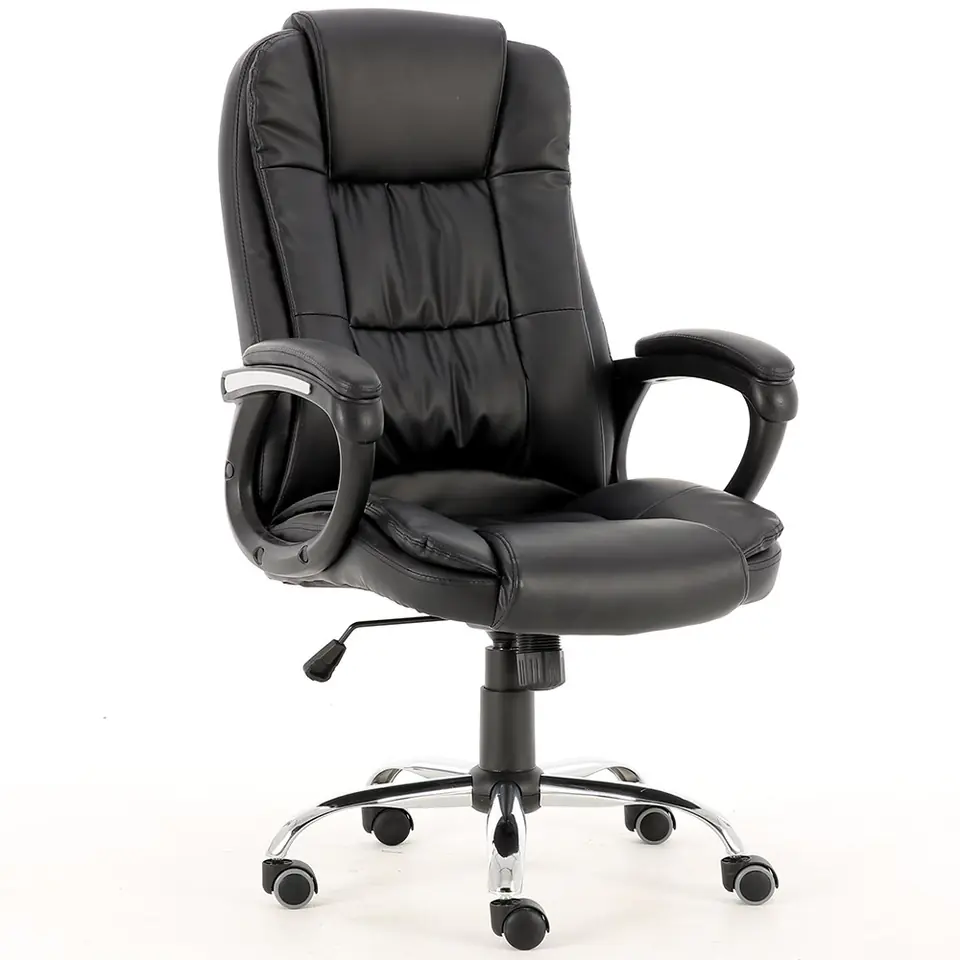 ⁨Topeshop FOTEL IDOL CZARNY office/computer chair⁩ at Wasserman.eu