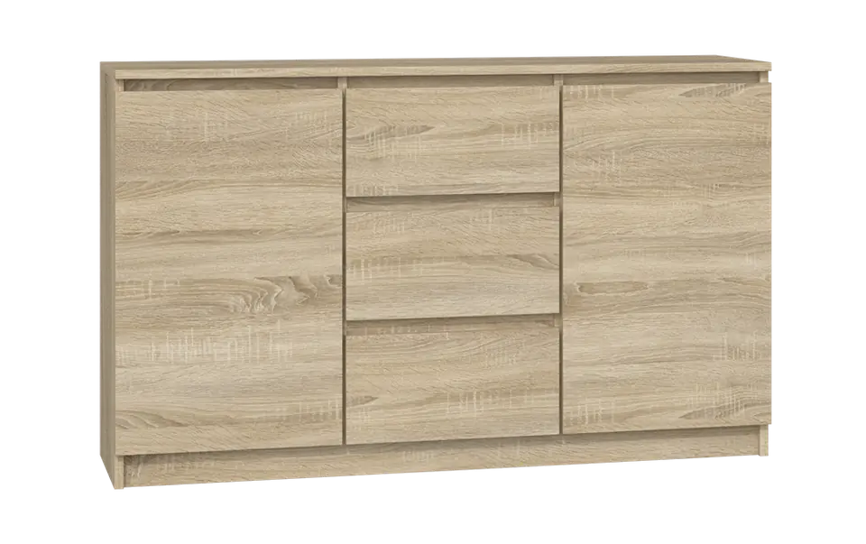 ⁨CHEST OF DRAWERS 2D3S - SONOMA OAK⁩ at Wasserman.eu