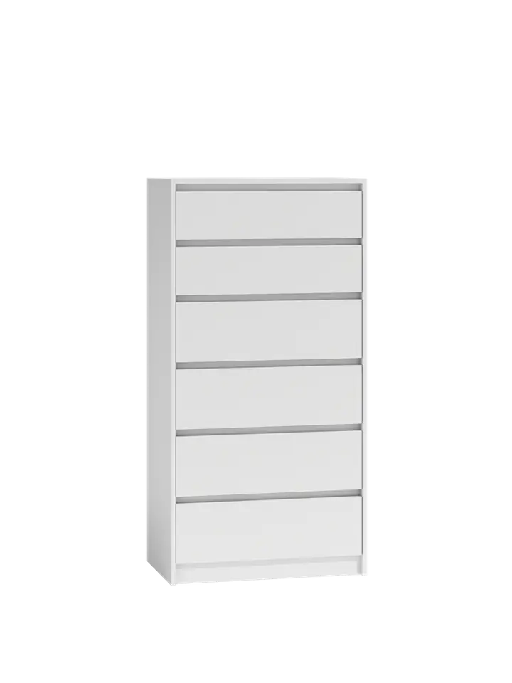 ⁨CHEST OF DRAWERS KARO K6 - WHITE⁩ at Wasserman.eu