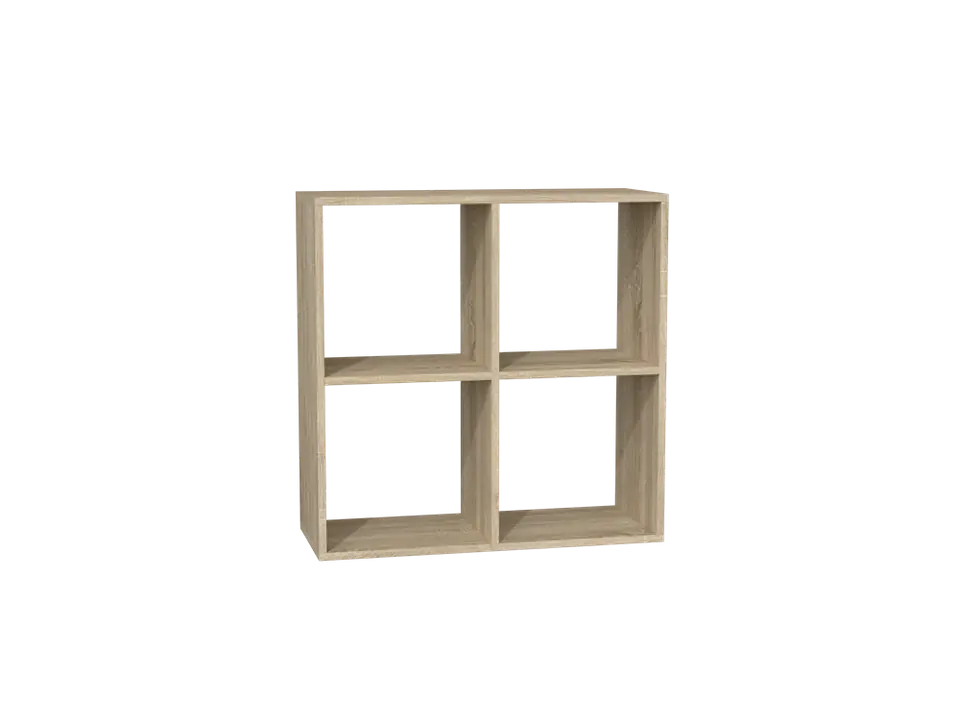 BOOKCASE MALAX 2X2 - SONOMA OAK at Wasserman.eu