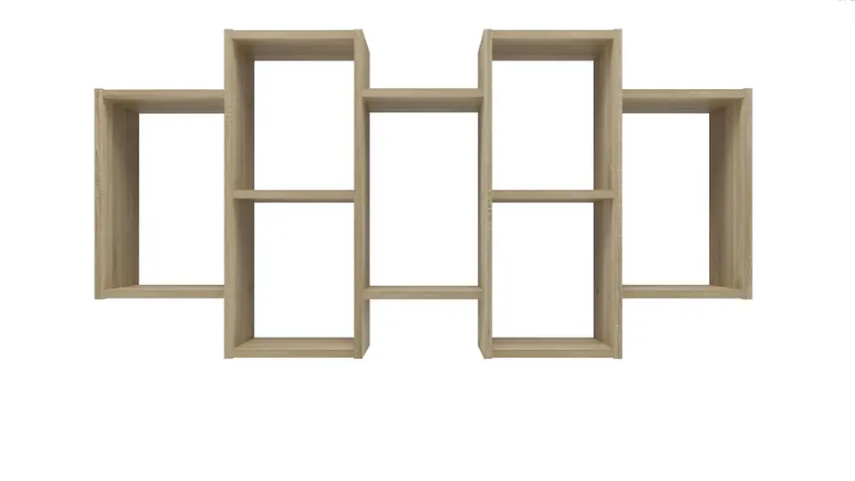⁨Topeshop BILBAO 7.0 SONOMA shelve Floating shelf Wall mounted Particle board Oak⁩ at Wasserman.eu
