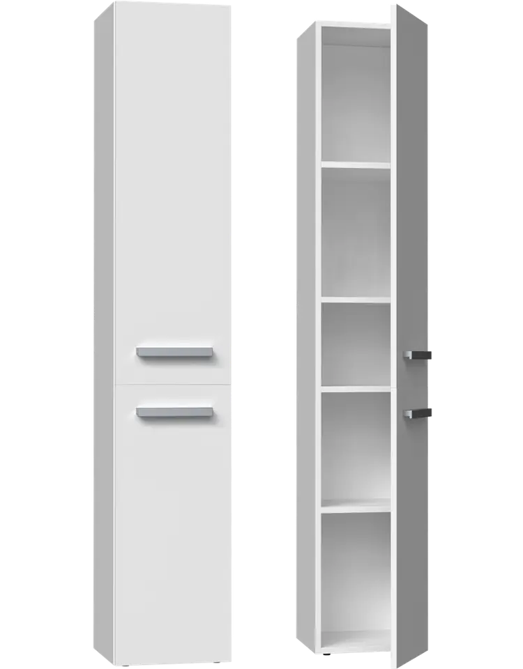 ⁨BATHROOM CABINET BOOKCASE NEL POST WHITE MATT⁩ at Wasserman.eu