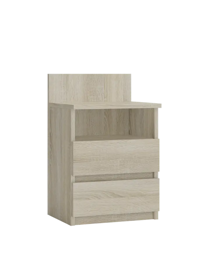 ⁨MALWA M1 BEDSIDE TABLE - SONOMA OAK⁩ at Wasserman.eu