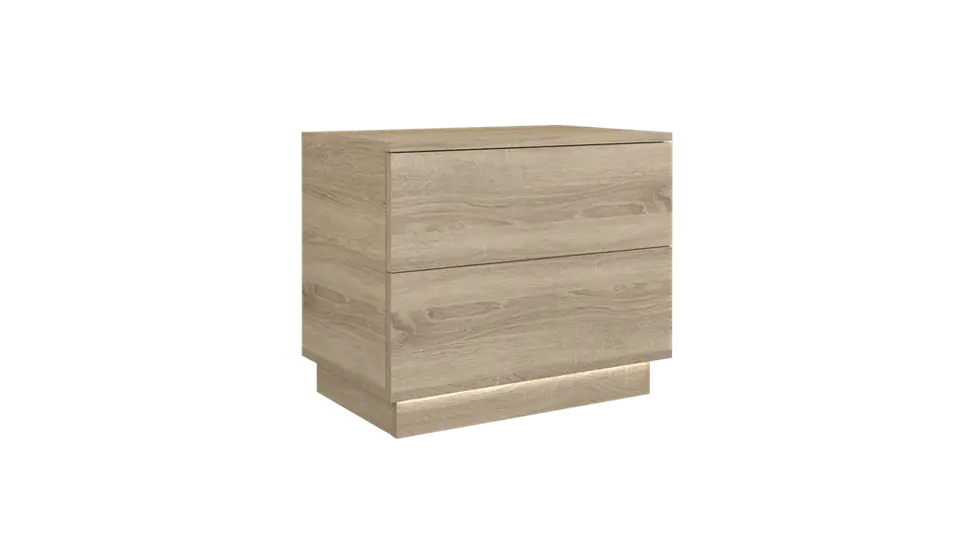 ⁨SELA S2 BEDSIDE TABLE - SONOMA OAK⁩ at Wasserman.eu