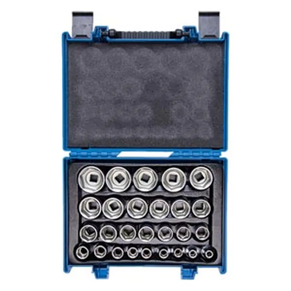 ⁨SOCKET SET 1/2'' 27CZ SHORT 8-36MM 6-ANGLE⁩ at Wasserman.eu