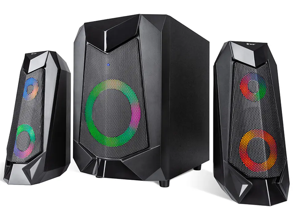 ⁨Speakers Tracer 2.1 Hi-Cube RGB Flow BLUETOOTH TRAGLO46497⁩ at Wasserman.eu