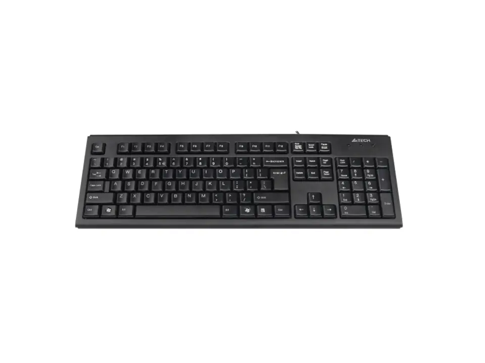 ⁨A4Tech KR-83 keyboard PS/2 Turkish Black⁩ at Wasserman.eu