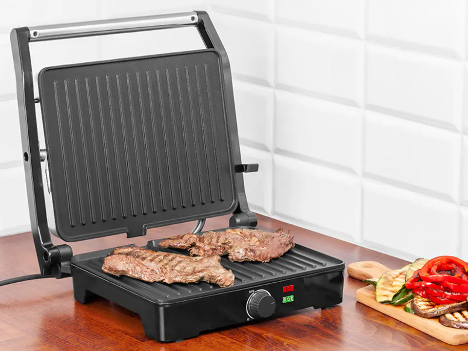 ⁨Grill Kontaktowy LAFE GKO-002⁩ w sklepie Wasserman.eu