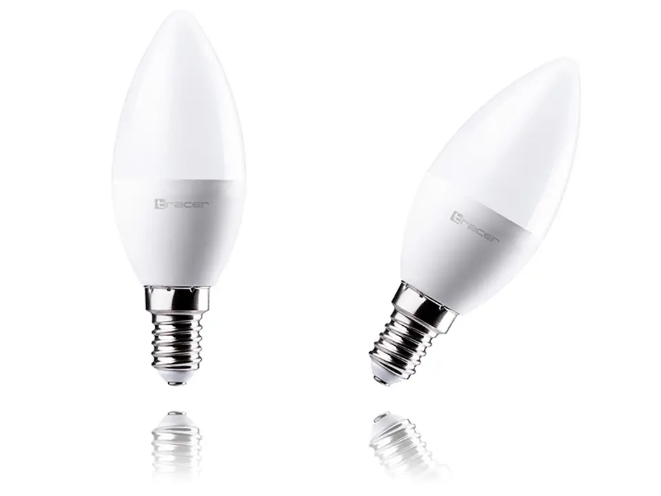 ⁨LED bulb TRACER E14 5W=35W warm bright 3000K, 2 pack⁩ at Wasserman.eu