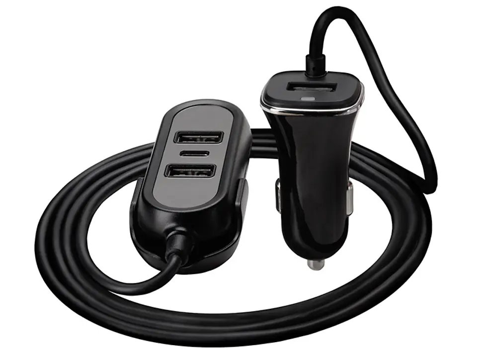 ⁨Car charger TRACER 12-24V MULTICHARGE 3xUSB 7,2A + PD 18W⁩ at Wasserman.eu