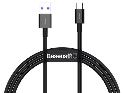 ⁨BASEUS USB Type C cable 1m Superior Series 66W (CATYS-01) Black⁩ at Wasserman.eu