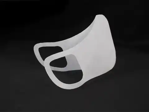 ⁨PP 70g/m2 single layer protective mask (white)⁩ at Wasserman.eu
