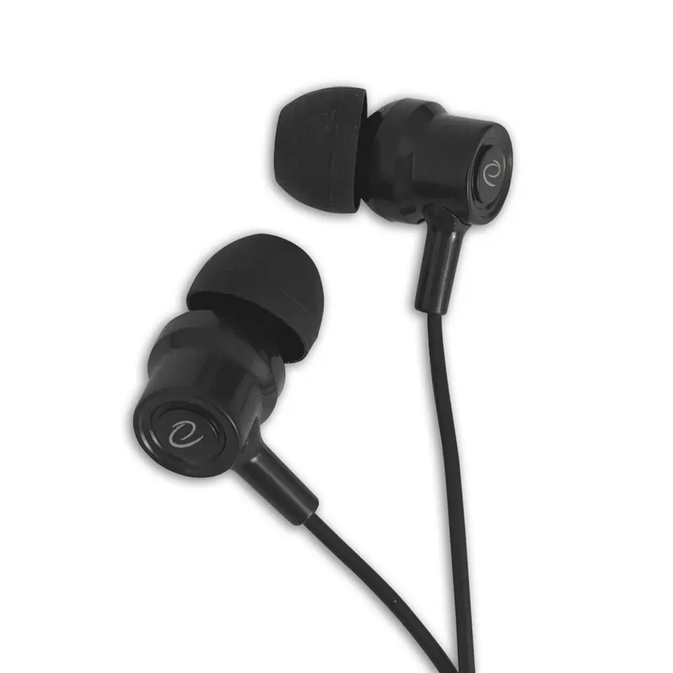 ⁨EH189K Esperanza in-ear headphones with microphone eh189 black⁩ at Wasserman.eu