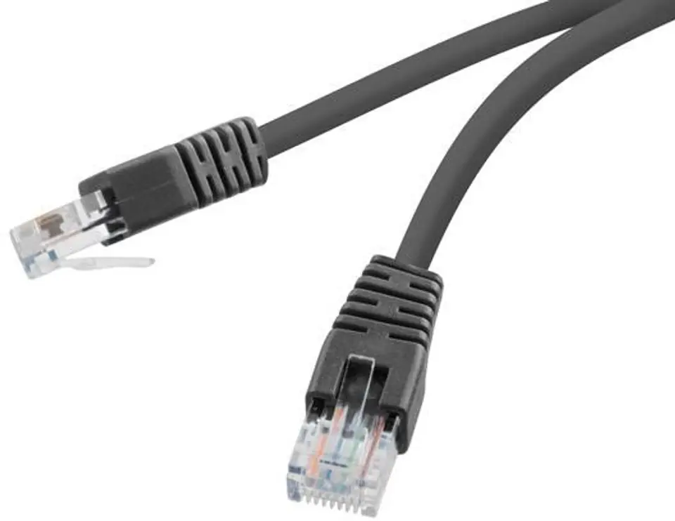 ⁨FTP cable Gembird PP22-0.5M/BK Cat. 5e, RJ-45 patch cord (0.5 m)⁩ at Wasserman.eu