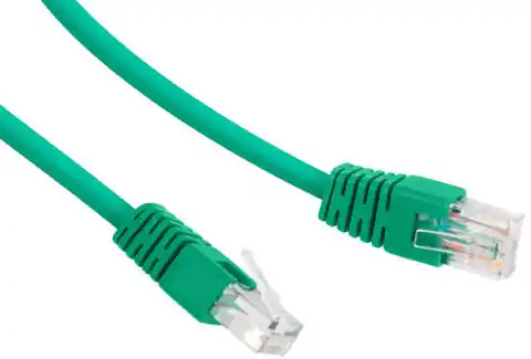 ⁨UTP network cable Gembird PP12-5M/G Cat. 5e, Patch cord RJ-45 (5 m)⁩ at Wasserman.eu