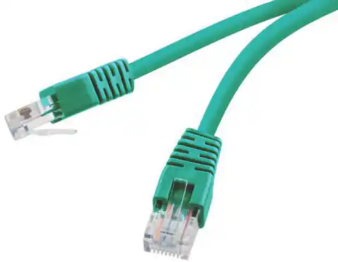 ⁨Kabel sieciowy FTP Gembird PP6-0.5M/G kat. 6, Patch cord RJ-45 (0,5 m)⁩ w sklepie Wasserman.eu