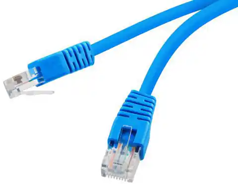 ⁨Kabel sieciowy FTP Gembird PP22-0.5M/B kat. 5e, Patch cord RJ-45 (0,5 m)⁩ w sklepie Wasserman.eu