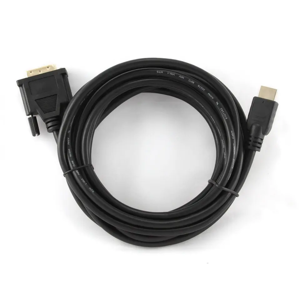 ⁨Kabel HDMI-DVI (18+1) Gembird CC-HDMI-DVI-15 (4,5 m)⁩ w sklepie Wasserman.eu