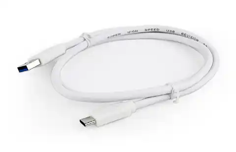 ⁨USB Cable 3.0 C AM/CM 1m/white⁩ at Wasserman.eu