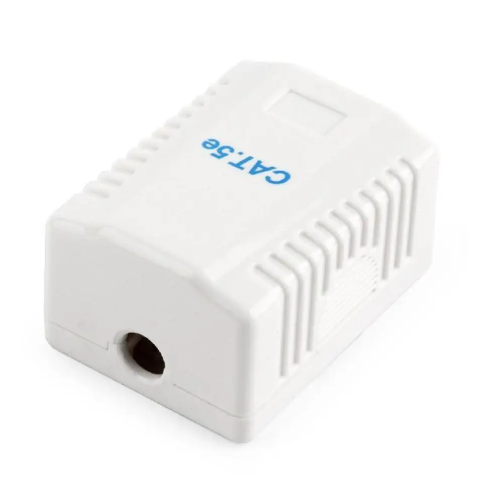 ⁨Gembird NCAC-1F5E-01 FTP single-port socket cat. 5e (white)⁩ at Wasserman.eu