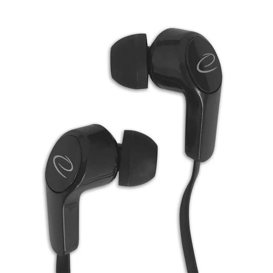 ⁨EH196K Esperanza in-ear headphones with microphone eh196 black⁩ at Wasserman.eu