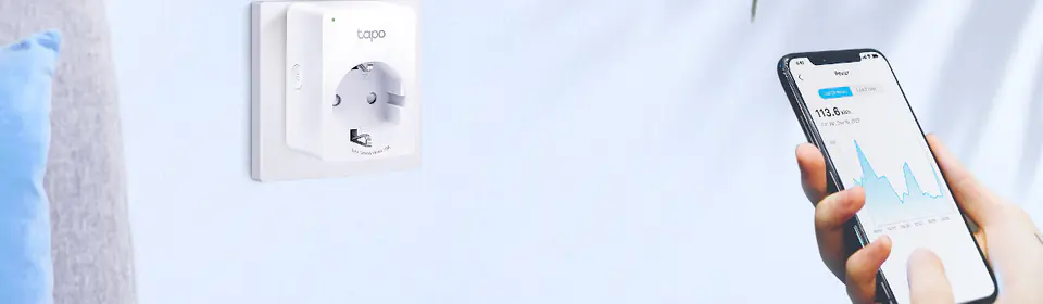 ⁨Tapo Mini Smart Wi-Fi Socket, Energy Monitoring⁩ at Wasserman.eu