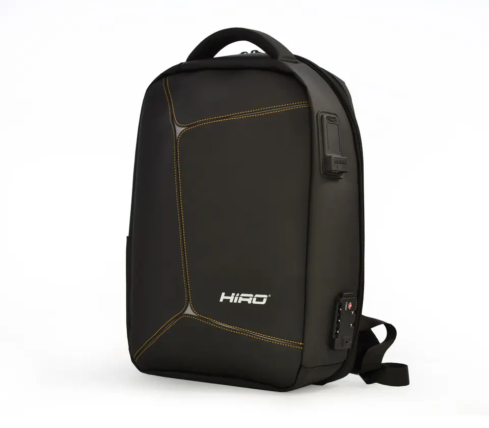 ⁨HIRO Rhino Backpack for 15.6&quot; Notebook (Black)⁩ at Wasserman.eu