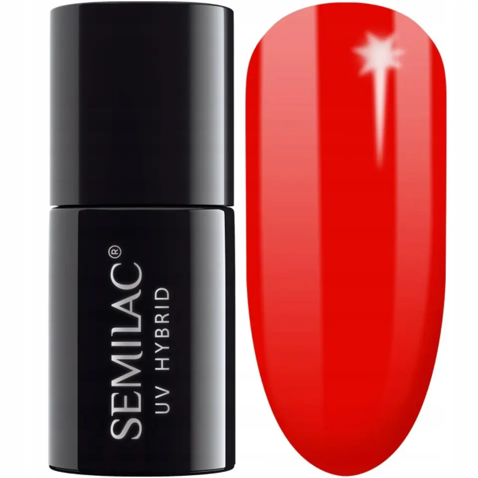 ⁨SEMILAC LACQUER 317 NEON RED VALENTINE 2020⁩ at Wasserman.eu