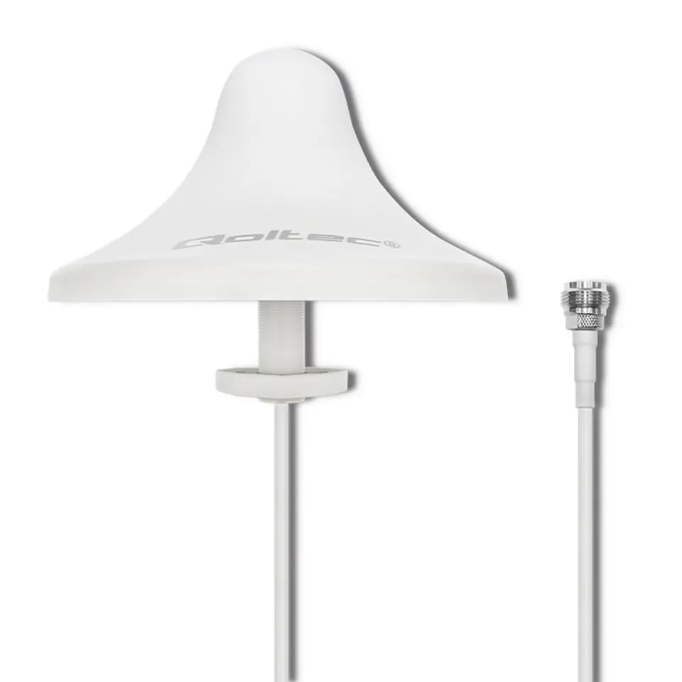 ⁨QOLTEC ANTENA WI-FI 2.4/2.5 GHZ DOOKÓLNA | 5DBI | WEWNĘTRZNA⁩ w sklepie Wasserman.eu