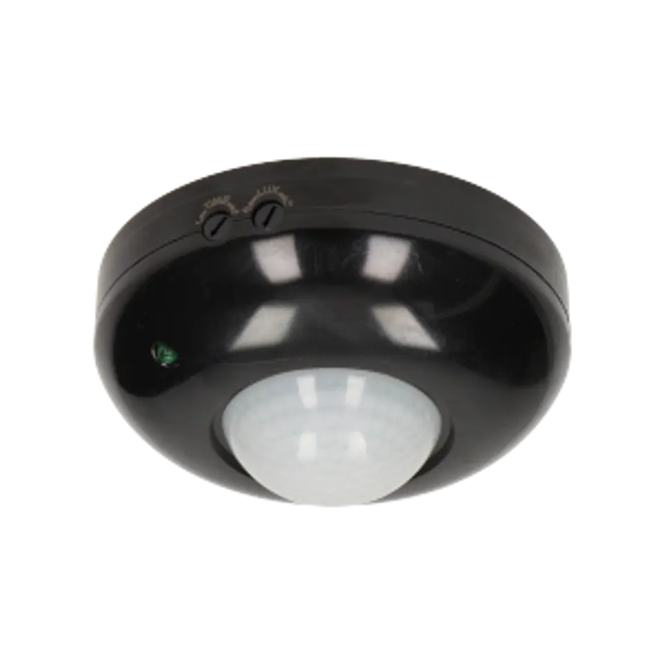 ⁨Motion sensor 360st. IP20, 1200W, black⁩ at Wasserman.eu