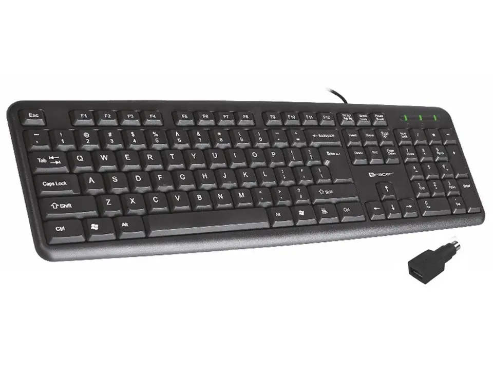 ⁨Tracer Maverick keyboard USB + PS/2 Black⁩ at Wasserman.eu