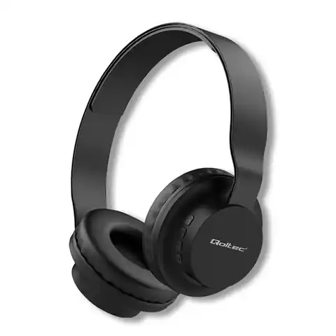 ⁨Qoltec 50846 headphones/headset Wireless Handheld Calls/Music Micro-USB Bluetooth Black⁩ at Wasserman.eu
