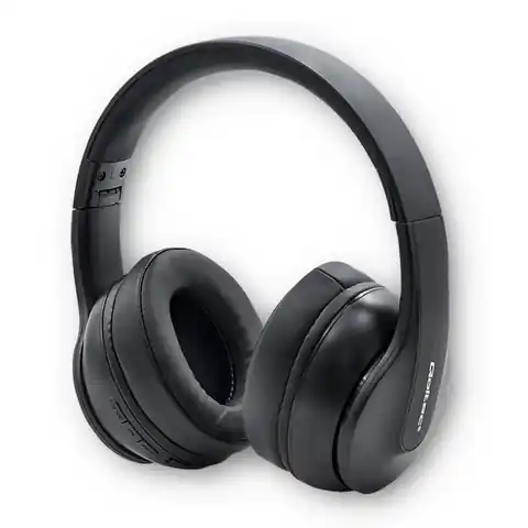 ⁨Słuchawki bezprzewodowe z mikrofonem | BT 5.0 AB | Czarne⁩ w sklepie Wasserman.eu