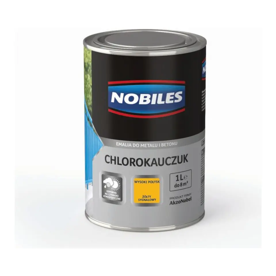 ⁨NOBILES CHLORO RUBBER ENAMEL YELLOW SIGNAL 1003 0.9L⁩ at Wasserman.eu