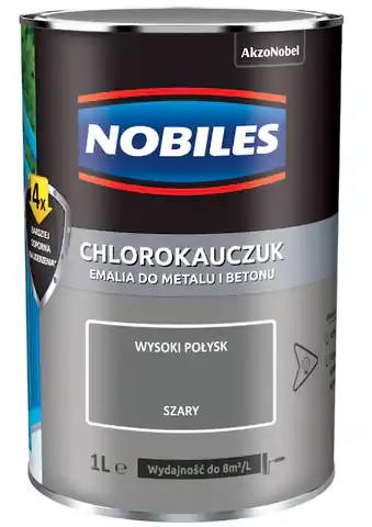 ⁨NOBILES EMALIA CHLOROKAUCZUKOWA SZARA 0.9L⁩ w sklepie Wasserman.eu