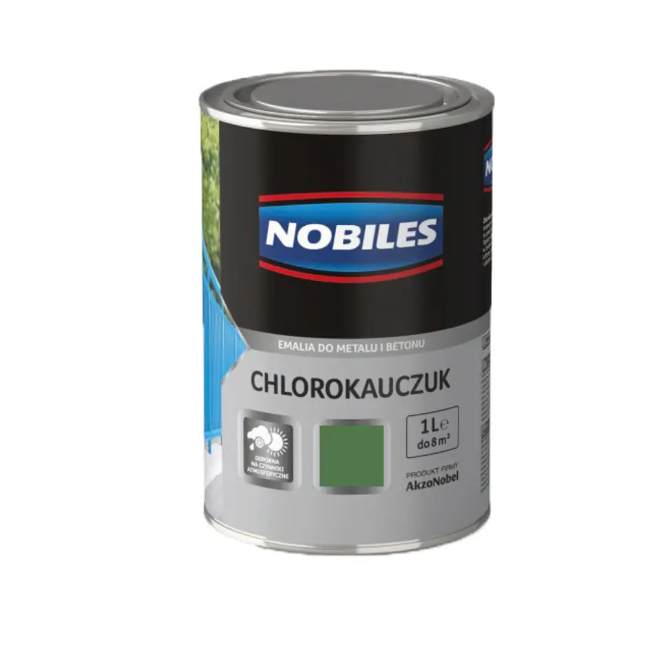 ⁨NOBILES CHLORINATED RUBBER ENAMEL GREEN GRASS 6010 0.9⁩ at Wasserman.eu