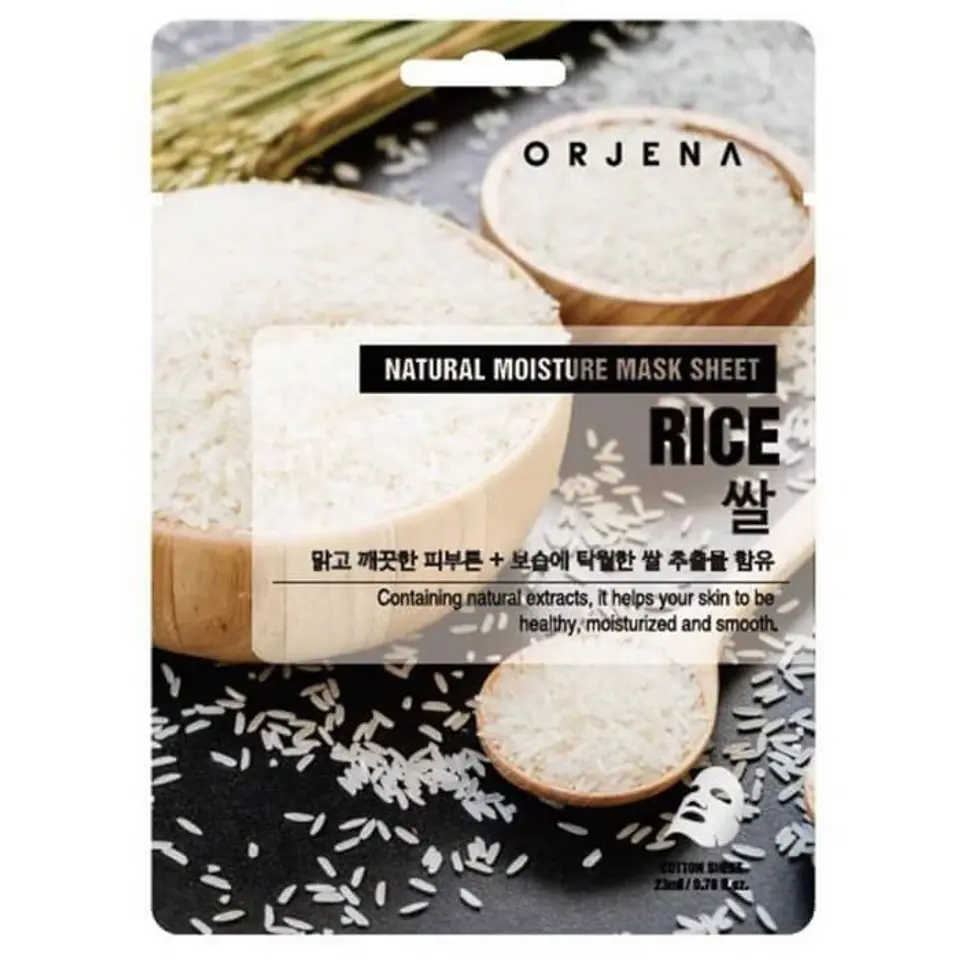 ⁨ORJENA Illuminating mask in a sheet of rice 23 ml⁩ at Wasserman.eu