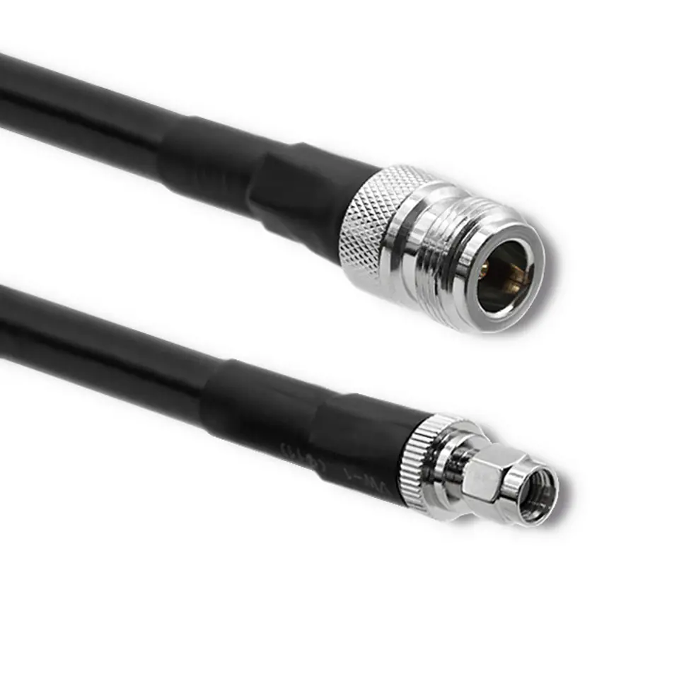 ⁨LMR400 coaxial cable N female, RP-SMA male⁩ at Wasserman.eu