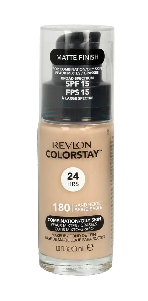 ⁨Revlon Colorstay 24H Podkład kryjąco-matujący nr 180 Sand Beige - cera mieszana i tłusta 30ml⁩ w sklepie Wasserman.eu