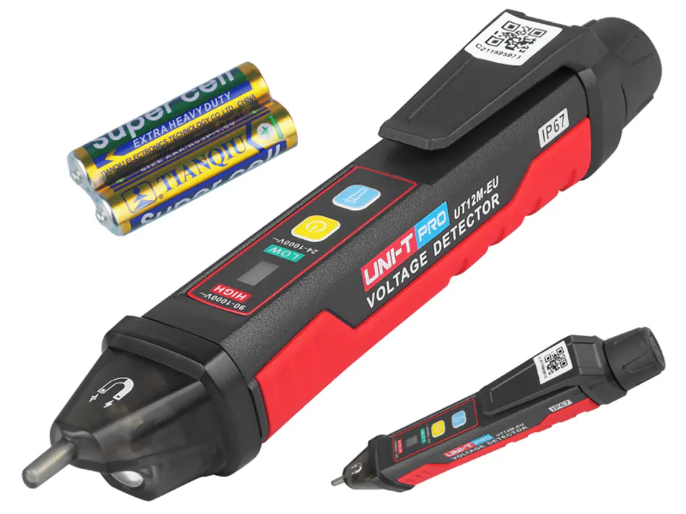 ⁨1 szt. MIERNIK DETEKTOR NAPIĘCIA UT12M UNI-T 24-1000V.⁩ w sklepie Wasserman.eu