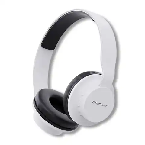 ⁨Słuchawki bezprzewodowe z mikrofonem | BT 5.0 JL | Białe⁩ w sklepie Wasserman.eu