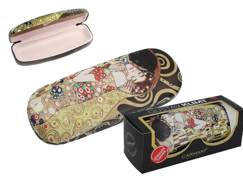⁨Etui na okulary - G. Klimt, Pocałunek (CARMANI)⁩ w sklepie Wasserman.eu