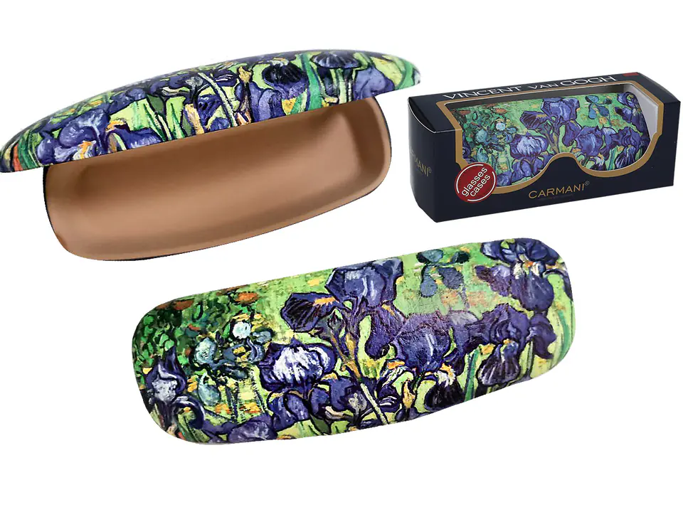 ⁨Glasses case - V. van Gogh, Irises (CARMANI)⁩ at Wasserman.eu