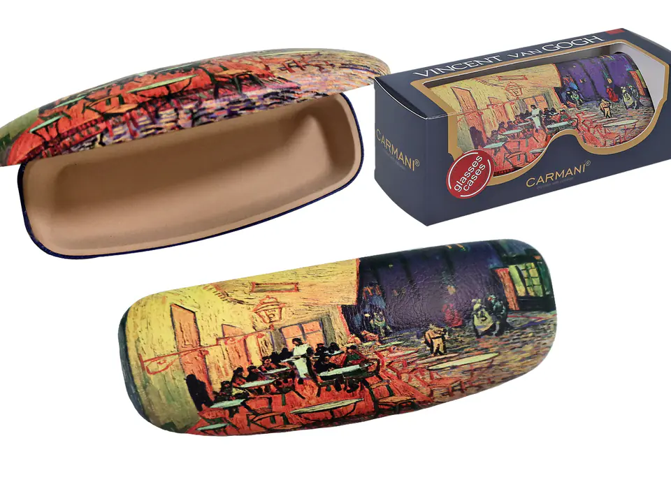 ⁨Glasses case - V. van Gogh, Café terrace at night (CARMANI)⁩ at Wasserman.eu