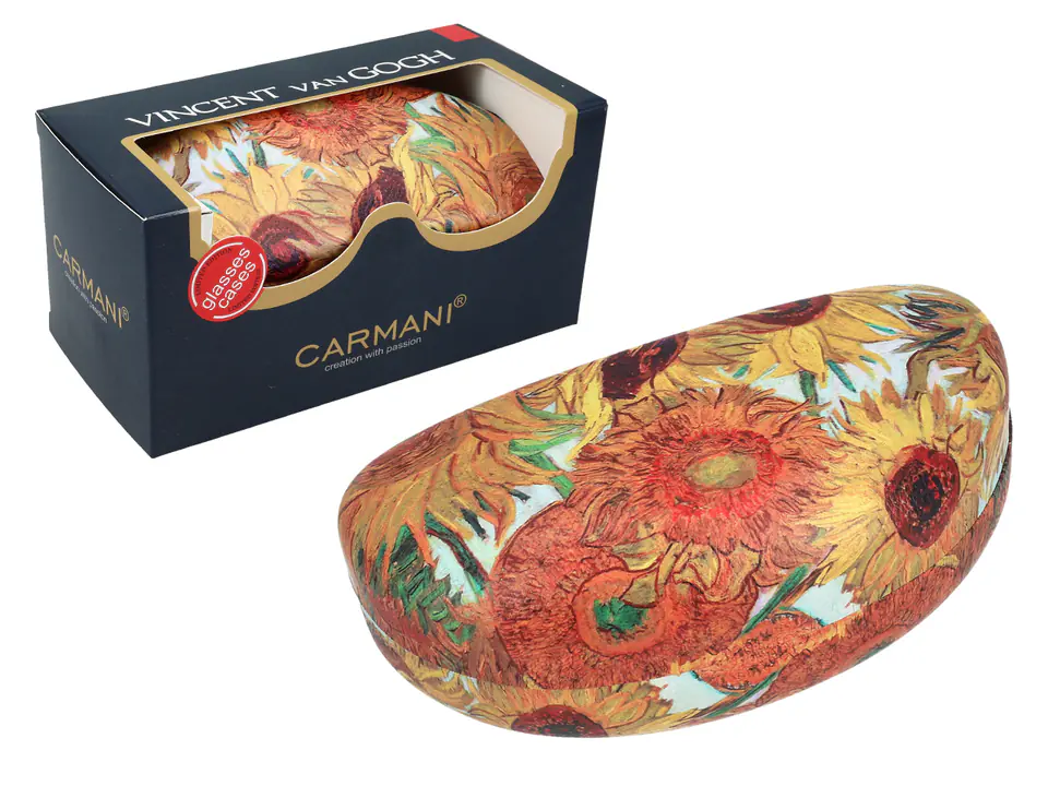 ⁨Glasses case - V. van Gogh, Sunflowers (CARMANI)⁩ at Wasserman.eu