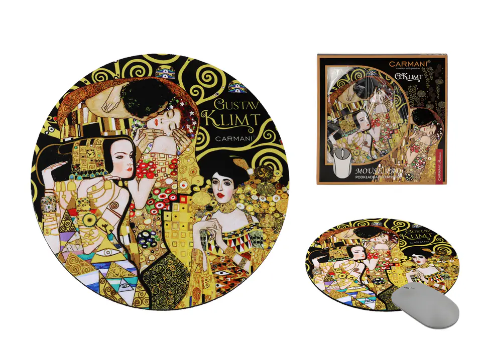 ⁨Computer mouse pad - G. Klimt, Collage (CARMANI)⁩ at Wasserman.eu