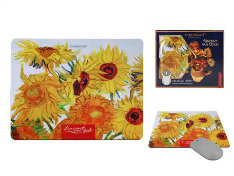 ⁨Computer mouse pad - V. van Gogh, Sunflowers (CARMANI)⁩ at Wasserman.eu