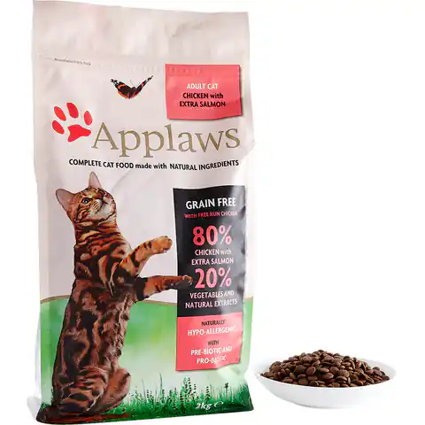 ⁨APPLAWS Dry Food Chicken and Salmon [4023] 2kg⁩ at Wasserman.eu